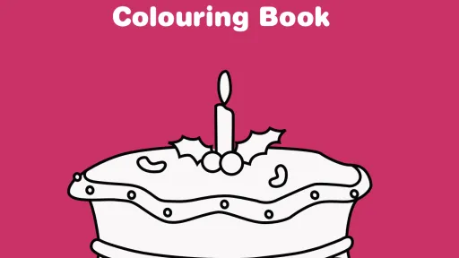 Cake and Ice Cream Colouring Book